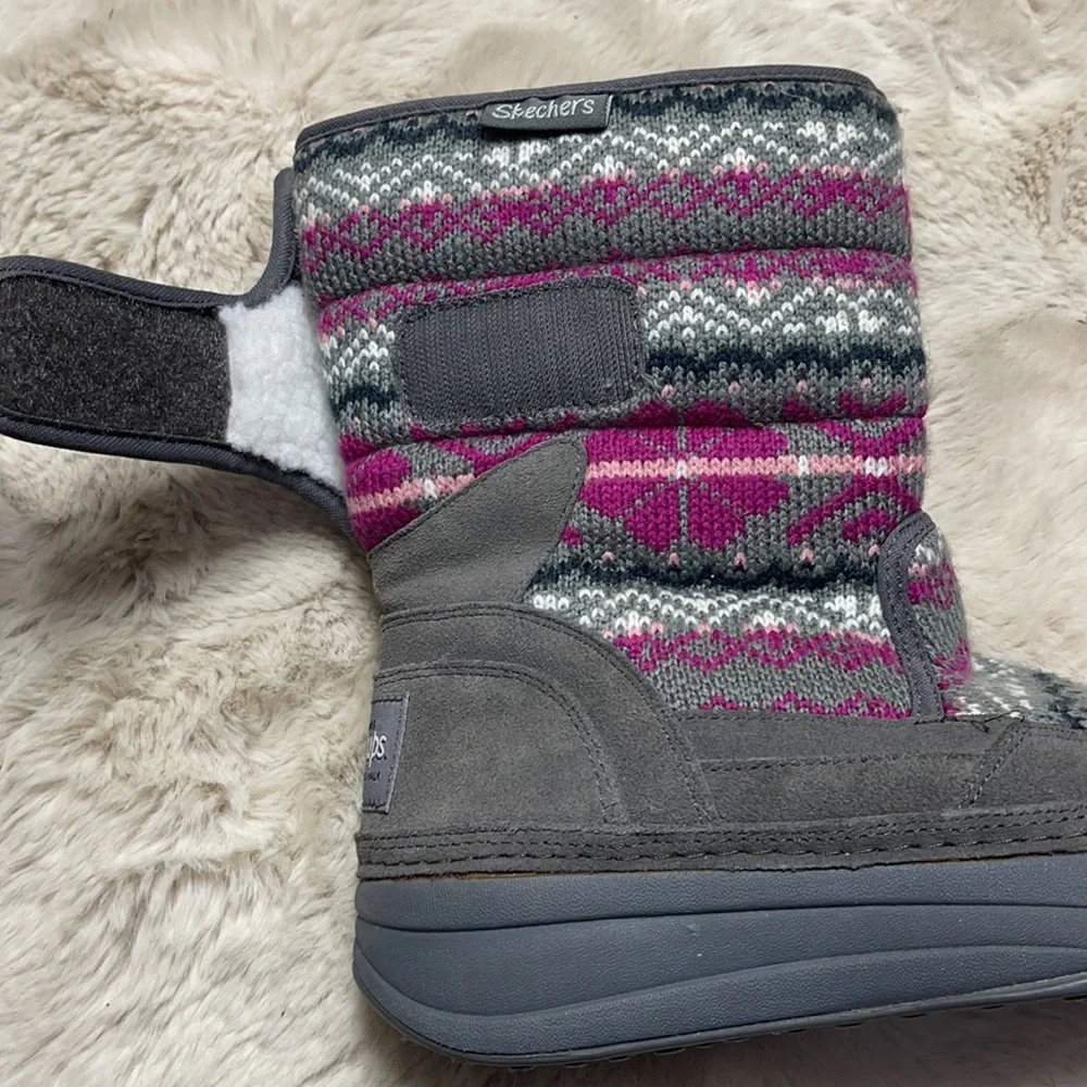 Sketchers Tone Up Chalet Winter Boots Size 6